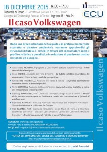 Il caso Volkswagen - convegno